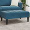 vidaXL Footstool Blue 77x55x31 cm Velvet