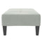 vidaXL Footstool Light Grey 77x55x31 cm Velvet