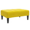 vidaXL Footstool Yellow 77x55x31 cm Velvet