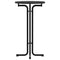 vidaXL Dining Table Black Ø60x110 cm Engineered Wood and Steel