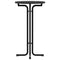 vidaXL Dining Table Black Ø60x110 cm Engineered Wood and Steel