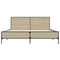 vidaXL Bed Frame without Mattress Sonoma Oak 150x200 cm King Size