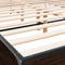 vidaXL Bed Frame without Mattress Brown Oak 150x200 cm King Size