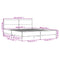 vidaXL Bed Frame without Mattress Black 160x200 cm