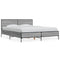 vidaXL Bed Frame without Mattress Grey Sonoma 160x200 cm
