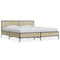 vidaXL Bed Frame without Mattress Sonoma Oak 180x200 cm Super King