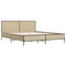 vidaXL Bed Frame without Mattress Sonoma Oak 120x190 cm Small Double
