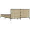 vidaXL Bed Frame without Mattress Sonoma Oak 120x190 cm Small Double