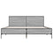 vidaXL Bed Frame without Mattress Grey Sonoma 135x190 cm Double