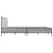 vidaXL Bed Frame without Mattress Grey Sonoma 135x190 cm Double