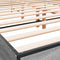 vidaXL Bed Frame without Mattress Grey Sonoma 135x190 cm Double