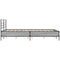 vidaXL Bed Frame without Mattress Grey Sonoma 140x200 cm