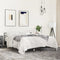 vidaXL Bed Frame without Mattress Black 150x200 cm King Size