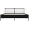 vidaXL Bed Frame without Mattress Black 160x200 cm