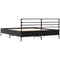 vidaXL Bed Frame without Mattress Black 160x200 cm