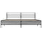 vidaXL Bed Frame without Mattress Grey Sonoma 200x200 cm