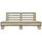 vidaXL Bed Frame without Mattress Sonoma Oak 200x200 cm
