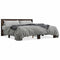 vidaXL Bed Frame without Mattress Brown Oak 200x200 cm
