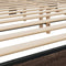 vidaXL Bed Frame without Mattress Brown Oak 200x200 cm