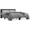 vidaXL Bed Frame without Mattress Black 150x200 cm King Size