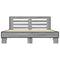 vidaXL Bed Frame without Mattress Grey Sonoma 150x200 cm King Size
