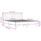 vidaXL Bed Frame without Mattress Grey Sonoma 150x200 cm King Size