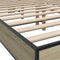 vidaXL Bed Frame without Mattress Sonoma Oak 140x200 cm