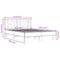 vidaXL Bed Frame without Mattress Smoked Oak 140x200 cm