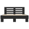 vidaXL Bed Frame without Mattress Black 120x200 cm