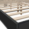 vidaXL Bed Frame without Mattress Black 120x200 cm
