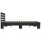 vidaXL Bed Frame without Mattress Black 140x190 cm