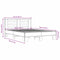 vidaXL Bed Frame without Mattress Black 140x190 cm