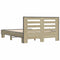 vidaXL Bed Frame without Mattress Sonoma Oak 140x190 cm