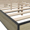 vidaXL Bed Frame without Mattress Sonoma Oak 140x190 cm