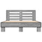 vidaXL Bed Frame without Mattress Grey Sonoma 140x190 cm