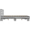 vidaXL Bed Frame without Mattress Grey Sonoma 140x190 cm