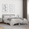 vidaXL Bed Frame without Mattress Grey Sonoma 140x190 cm