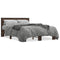 vidaXL Bed Frame without Mattress Brown Oak 140x190 cm