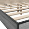vidaXL Bed Frame without Mattress Grey Sonoma 120x190 cm Small Double