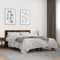 vidaXL Bed Frame without Mattress Smoked Oak 135x190 cm Double