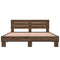 vidaXL Bed Frame without Mattress Brown Oak 160x200 cm
