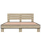 vidaXL Bed Frame without Mattress Sonoma Oak 150x200 cm King Size