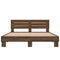 vidaXL Bed Frame without Mattress Brown Oak 150x200 cm King Size