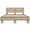 vidaXL Bed Frame without Mattress Sonoma Oak 140x200 cm