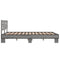 vidaXL Bed Frame without Mattress Grey Sonoma 140x200 cm