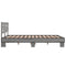 vidaXL Bed Frame without Mattress Grey Sonoma 120x200 cm