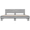vidaXL Bed Frame without Mattress Grey Sonoma 200x200 cm