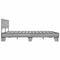 vidaXL Bed Frame without Mattress Grey Sonoma 200x200 cm