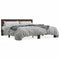 vidaXL Bed Frame without Mattress Brown Oak 200x200 cm