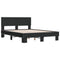 vidaXL Bed Frame without Mattress Black 135x190 cm Double